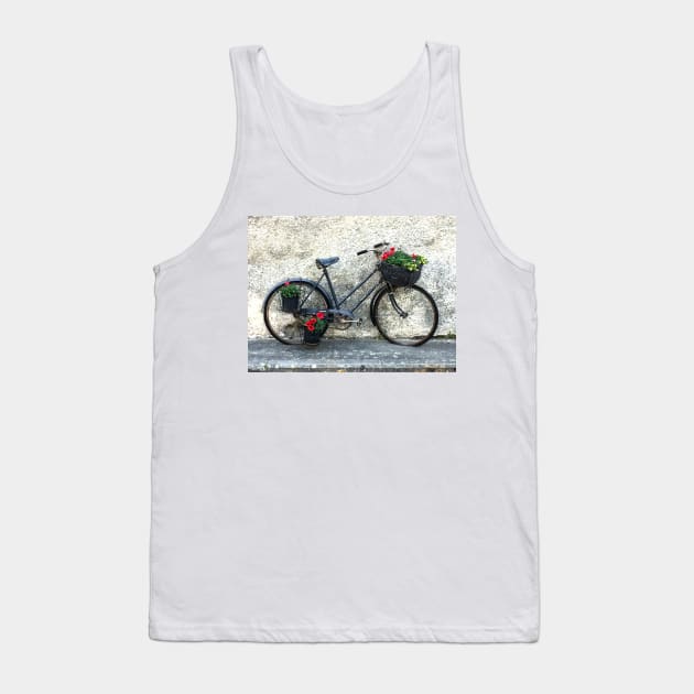 Bicycle and Flowers In France Tank Top by golan22may